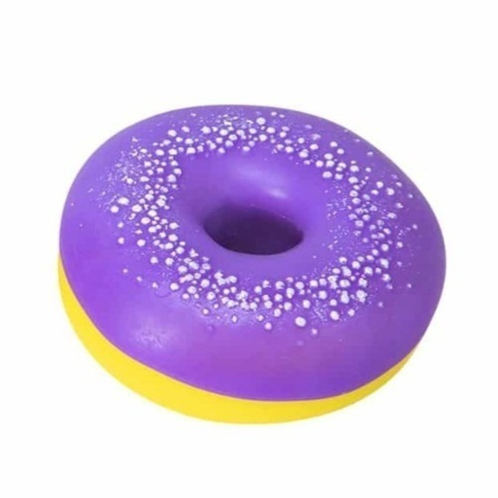 PURPLE 💜NeeDoh DohNut Squishy Stress Ball Sugar Donut Fidget Toy Schylling NEW